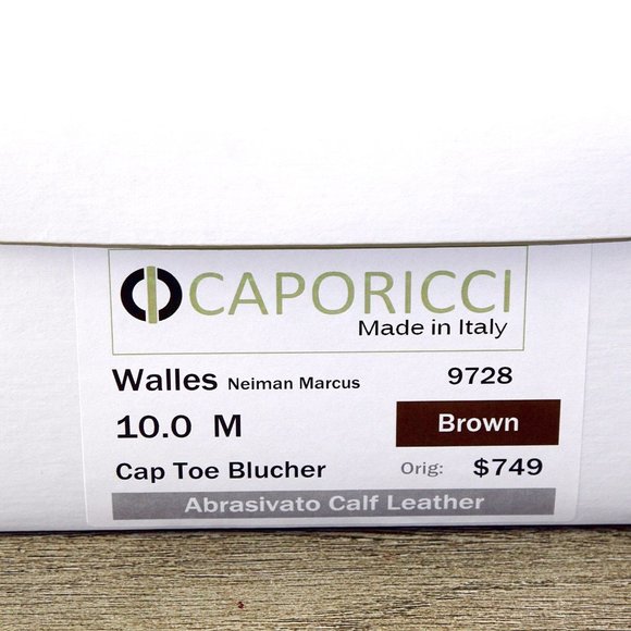 *NEW* $779 Caporicci Abrasivato 10 M Italian Patent Calfskin Tuxedo * new Trees